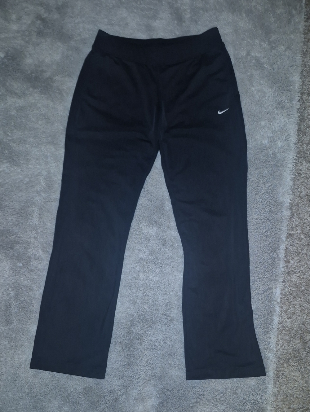 Nike Black Jogger Pants with White Swoosh